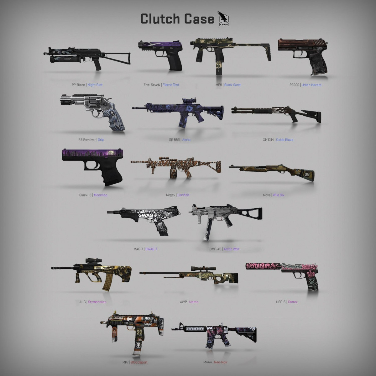 Все скины из нового кейса – Recoil Case - CS GO Foto 19